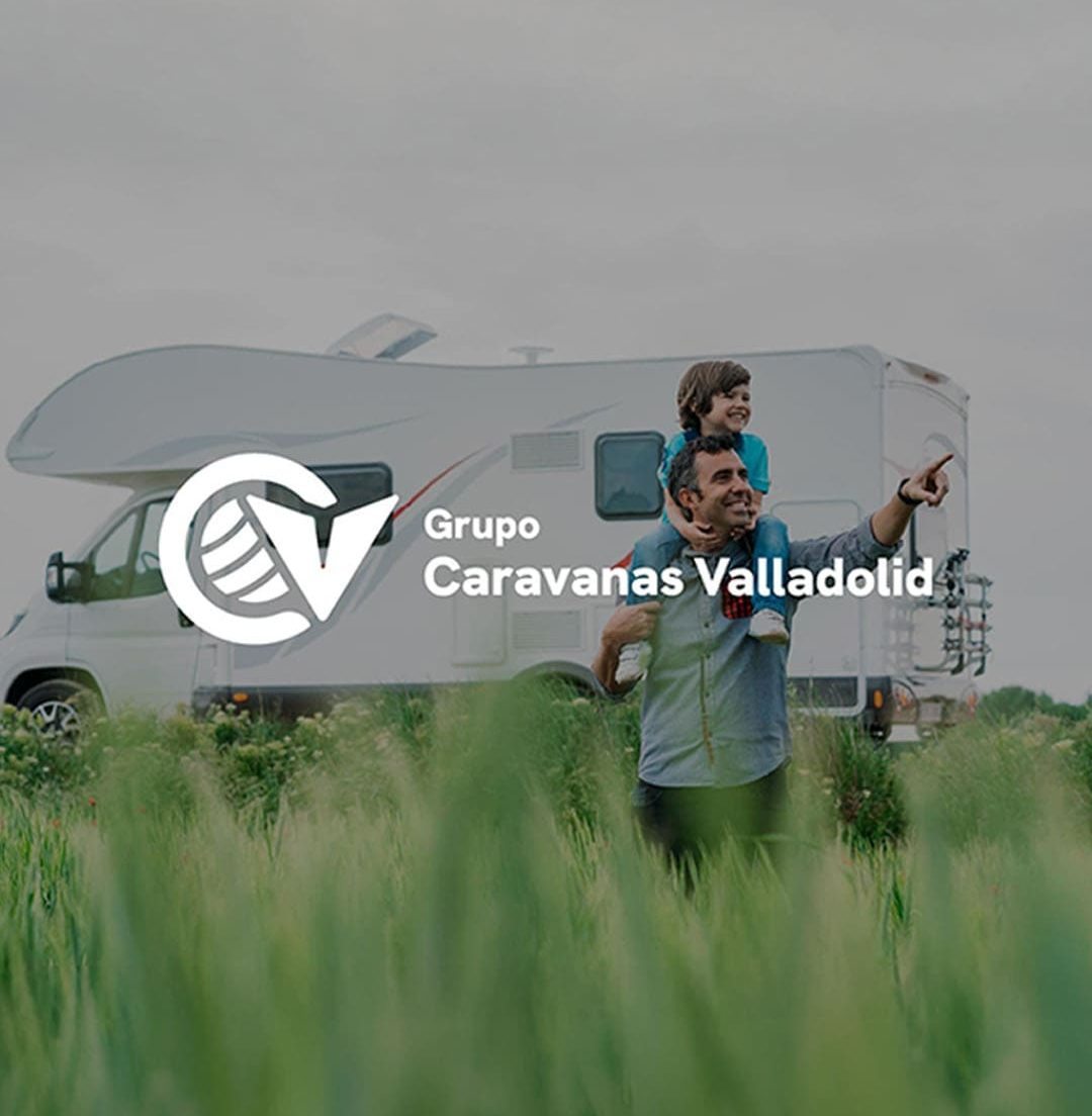 Rediseño y creación de identidad gráfica para el Grupo de empresas Caravanas Valladolid.